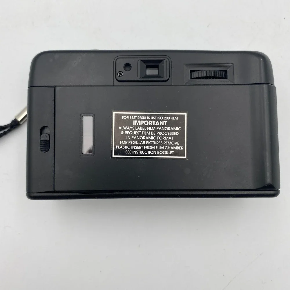 Spirit SP Panorama Focus Free 35mm Point and Shoot Film Camera Black Vintage